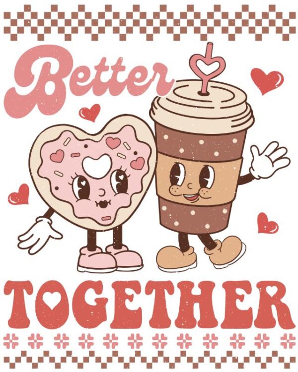 Heat transfers Iron on stickers  Valentine`s Day Valentine lover 302 for Tshirts Iron on Decal Patches Stickers Clothes Hat Pillows DIY Crafts