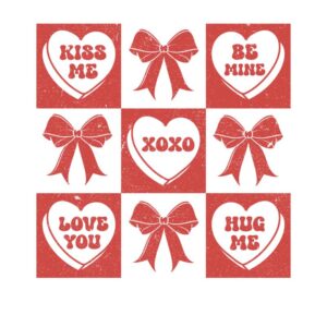 Heat transfers Iron on stickers  Valentine`s Day Valentine lover 312 for Tshirts Iron on Decal Patches Stickers Clothes Hat Pillows DIY Crafts