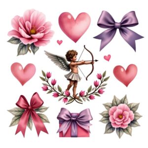 Heat transfers Iron on stickers  Valentine`s Day Valentine lover 349 for Tshirts Iron on Decal Patches Stickers Clothes Hat Pillows DIY Crafts