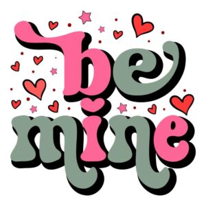 Heat transfers Iron on stickers  Valentine`s Day Valentine lover 407 for Tshirts Iron on Decal Patches Stickers Clothes Hat Pillows DIY Crafts