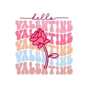 Heat transfers Iron on stickers  Valentine`s Day Valentine lover 410 for Tshirts Iron on Decal Patches Stickers Clothes Hat Pillows DIY Crafts