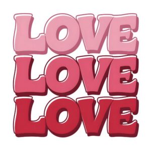 Heat transfers Iron on stickers  Valentine`s Day Valentine lover 57 for Tshirts Iron on Decal Patches Stickers Clothes Hat Pillows DIY Crafts