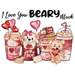 Heat transfers Iron on stickers  Valentine`s Day Valentine lover 76 for Tshirts Iron on Decal Patches Stickers Clothes Hat Pillows DIY Crafts