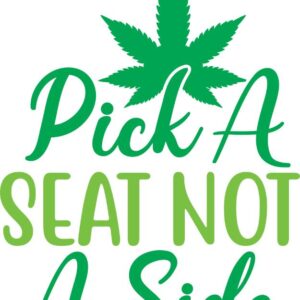 Heat transfers Iron on stickers Weeds 420 Cannabis happy plant 191 for Tshirts Iron on Decal Patches Stickers Clothes Hat Pillows DIY Crafts
