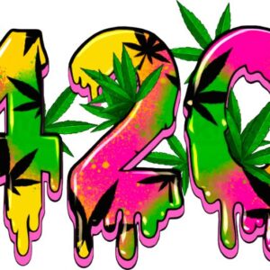Heat transfers Iron on stickers Weeds 420 Cannabis happy plant 88 for Tshirts Iron on Decal Patches Stickers Clothes Hat Pillows DIY Crafts