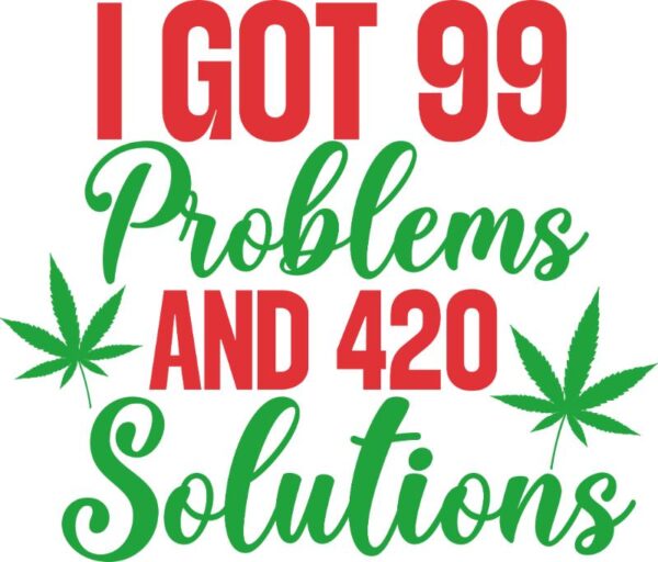 Heat transfers Iron on stickers Weeds 420 Cannabis happy plant 294 for Tshirts Iron on Decal Patches Stickers Clothes Hat Pillows DIY Crafts