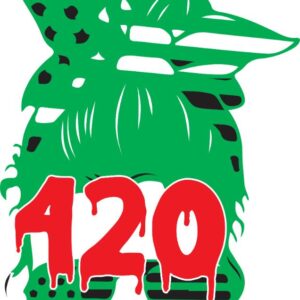 Heat transfers Iron on stickers Weeds 420 Cannabis happy plant 347 for Tshirts Iron on Decal Patches Stickers Clothes Hat Pillows DIY Crafts