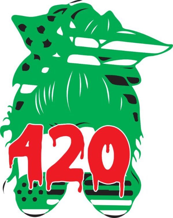 Heat transfers Iron on stickers Weeds 420 Cannabis happy plant 347 for Tshirts Iron on Decal Patches Stickers Clothes Hat Pillows DIY Crafts