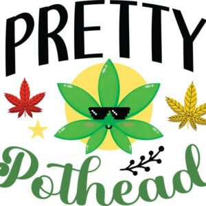 Heat transfers Iron on stickers Weeds 420 Cannabis happy plant 348 for Tshirts Iron on Decal Patches Stickers Clothes Hat Pillows DIY Crafts