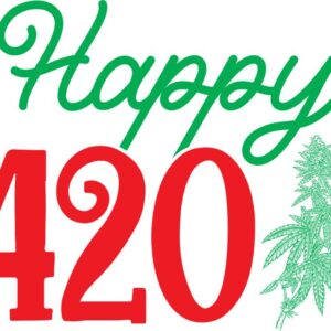 Heat transfers Iron on stickers Weeds 420 Cannabis happy plant 356 for Tshirts Iron on Decal Patches Stickers Clothes Hat Pillows DIY Crafts