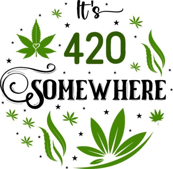 Heat transfers Iron on stickers Weeds 420 Cannabis happy plant 401 for Tshirts Iron on Decal Patches Stickers Clothes Hat Pillows DIY Crafts