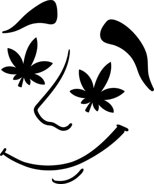 Heat transfers Iron on stickers Weeds 420 Cannabis happy plant 221 for Tshirts Iron on Decal Patches Stickers Clothes Hat Pillows DIY Crafts