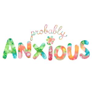 Heat transfers Iron on stickers  anxiety 14 for Tshirts Iron on Decal Patches Stickers Clothes Hat Pillows DIY Crafts