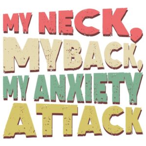 Heat transfers Iron on stickers  anxiety 19 for Tshirts Iron on Decal Patches Stickers Clothes Hat Pillows DIY Crafts
