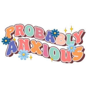 Heat transfers Iron on stickers  anxiety 21 for Tshirts Iron on Decal Patches Stickers Clothes Hat Pillows DIY Crafts