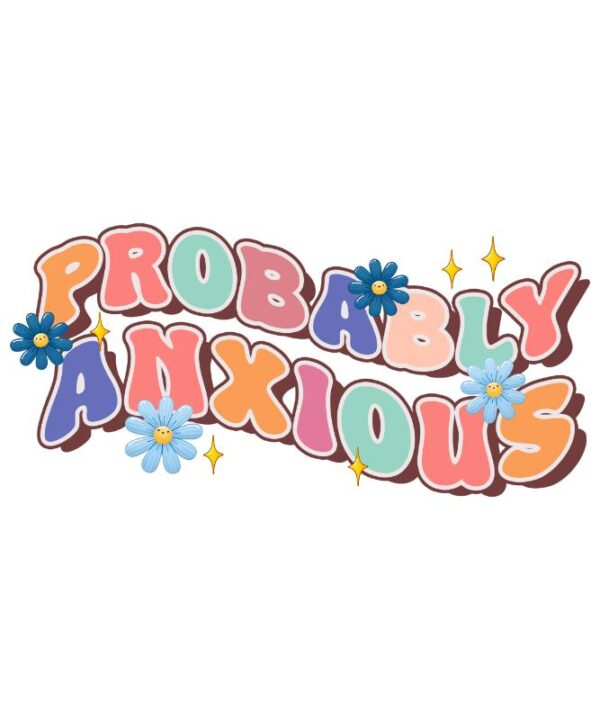Heat transfers Iron on stickers  anxiety 21 for Tshirts Iron on Decal Patches Stickers Clothes Hat Pillows DIY Crafts