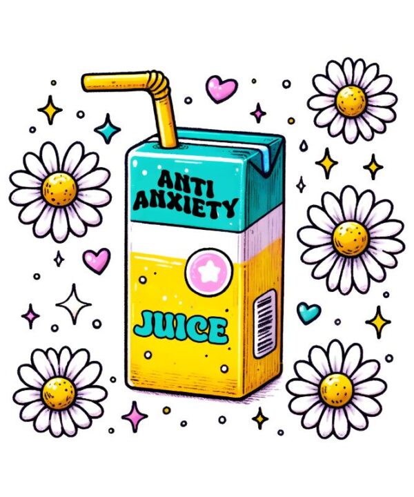 Heat transfers Iron on stickers  anxiety 5 for Tshirts Iron on Decal Patches Stickers Clothes Hat Pillows DIY Crafts