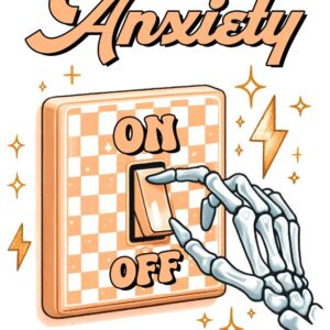 Heat transfers Iron on stickers  anxiety 9 for Tshirts Iron on Decal Patches Stickers Clothes Hat Pillows DIY Crafts