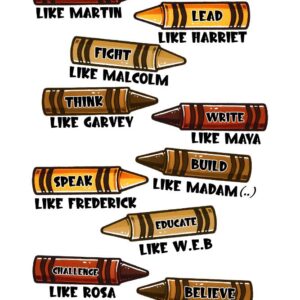 Heat transfers Iron on stickers  black history 82 for Tshirts Iron on Decal Patches Stickers Clothes Hat Pillows DIY Crafts