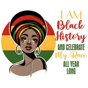 Heat transfers Iron on stickers  black history 86 for Tshirts Iron on Decal Patches Stickers Clothes Hat Pillows DIY Crafts
