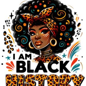 Heat transfers Iron on stickers  black history 98 for Tshirts Iron on Decal Patches Stickers Clothes Hat Pillows DIY Crafts