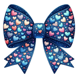 Heat transfers Iron on stickers  bow 37 for Tshirts Iron on Decal Patches Stickers Clothes Hat Pillows DIY Crafts