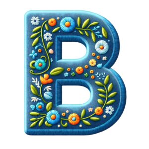 Heat transfers Iron on stickers  bule letter 2 for Tshirts Iron on Decal Patches Stickers Clothes Hat Pillows DIY Crafts