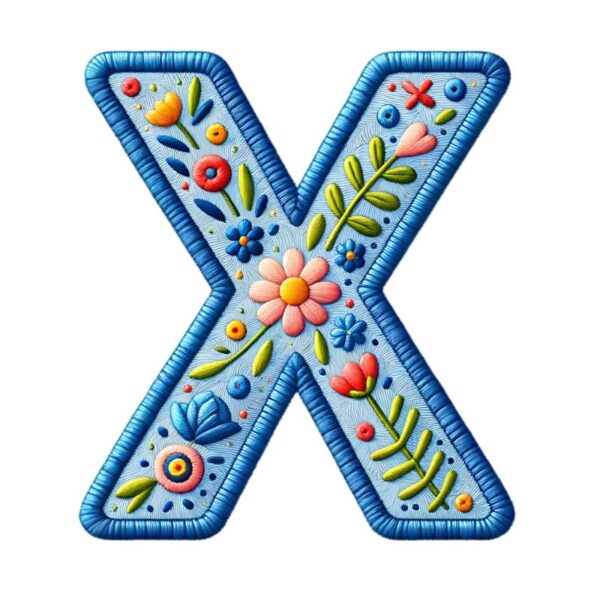 Heat transfers Iron on stickers  bule letter 24 for Tshirts Iron on Decal Patches Stickers Clothes Hat Pillows DIY Crafts