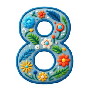Heat transfers Iron on stickers  bule letter 35 for Tshirts Iron on Decal Patches Stickers Clothes Hat Pillows DIY Crafts