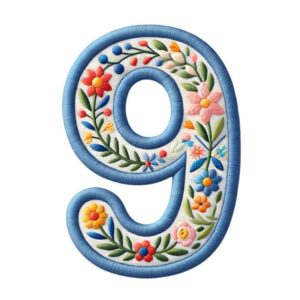 Heat transfers Iron on stickers  bule letter 36 for Tshirts Iron on Decal Patches Stickers Clothes Hat Pillows DIY Crafts