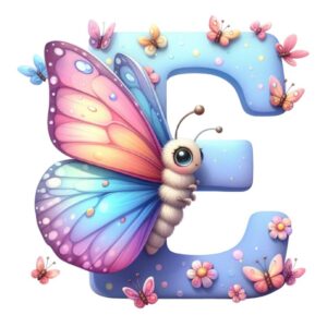 Heat transfers Iron on stickers  buttlefly letter 11 for Tshirts Iron on Decal Patches Stickers Clothes Hat Pillows DIY Crafts