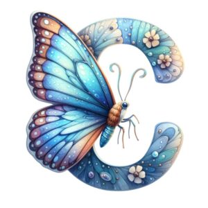 Heat transfers Iron on stickers  buttlefly letter 13 for Tshirts Iron on Decal Patches Stickers Clothes Hat Pillows DIY Crafts