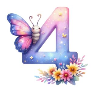 Heat transfers Iron on stickers  buttlefly letter 18 for Tshirts Iron on Decal Patches Stickers Clothes Hat Pillows DIY Crafts