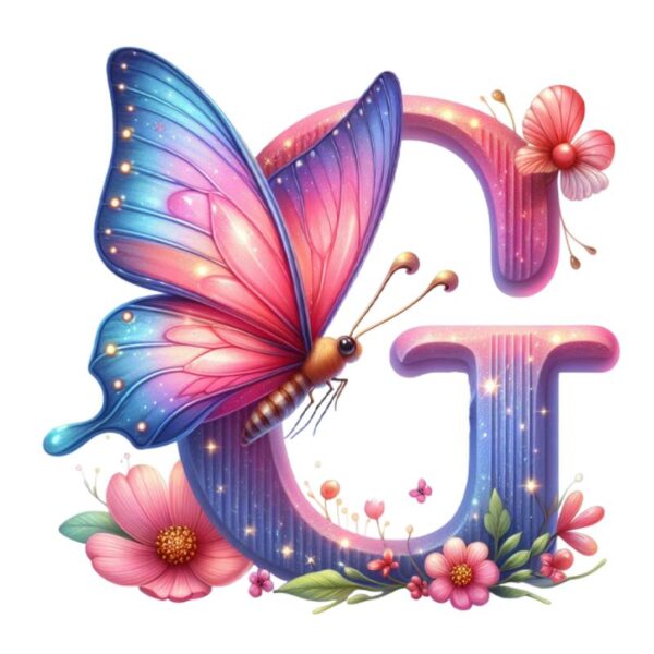 Heat transfers Iron on stickers  buttlefly letter 26 for Tshirts Iron on Decal Patches Stickers Clothes Hat Pillows DIY Crafts