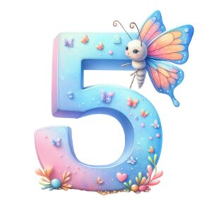 Heat transfers Iron on stickers  buttlefly letter 3 for Tshirts Iron on Decal Patches Stickers Clothes Hat Pillows DIY Crafts