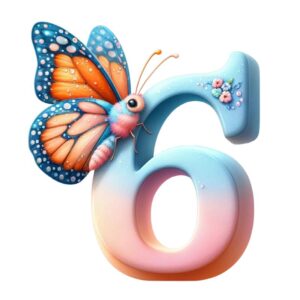 Heat transfers Iron on stickers  buttlefly letter 33 for Tshirts Iron on Decal Patches Stickers Clothes Hat Pillows DIY Crafts