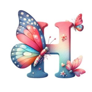 Heat transfers Iron on stickers  buttlefly letter 5 for Tshirts Iron on Decal Patches Stickers Clothes Hat Pillows DIY Crafts