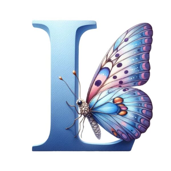 Heat transfers Iron on stickers  buttlefly letter 7 for Tshirts Iron on Decal Patches Stickers Clothes Hat Pillows DIY Crafts