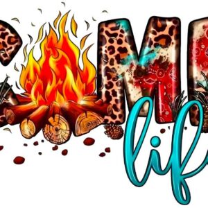 Heat transfers Iron on stickers  camping 21 for Tshirts Iron on Decal Patches Stickers Clothes Hat Pillows DIY Crafts