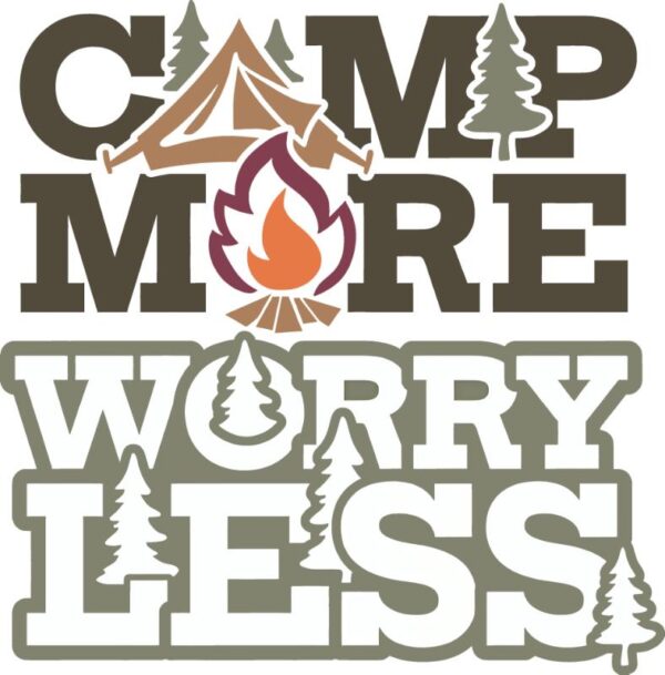 Heat transfers Iron on stickers  camping 22 for Tshirts Iron on Decal Patches Stickers Clothes Hat Pillows DIY Crafts