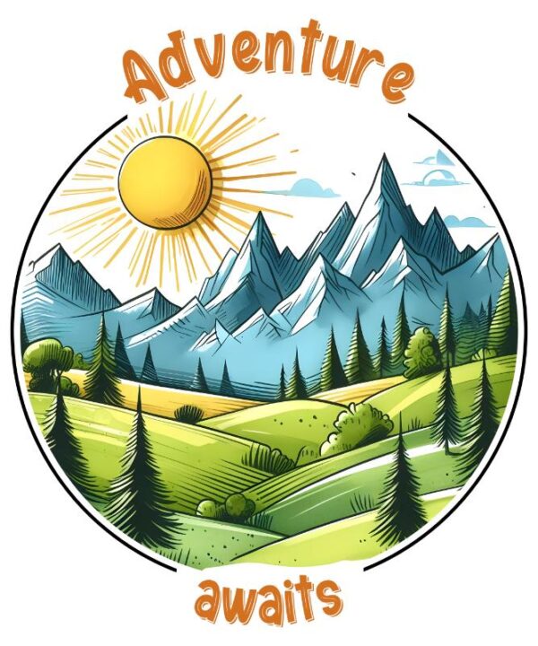 Heat transfers Iron on stickers  camping 29 for Tshirts Iron on Decal Patches Stickers Clothes Hat Pillows DIY Crafts