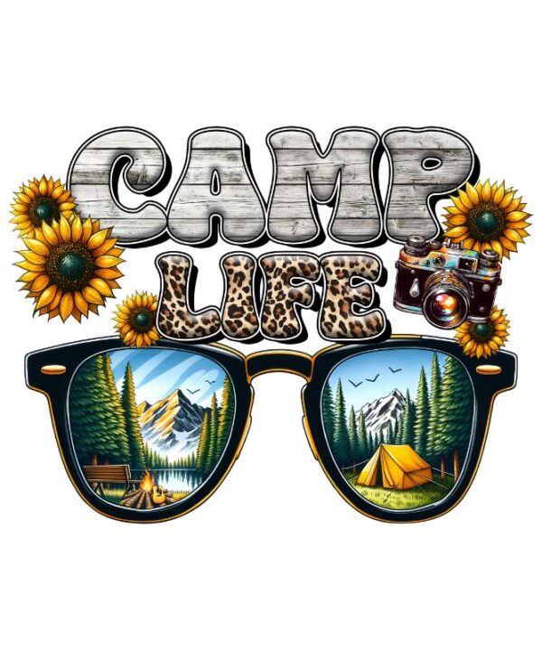 Heat transfers Iron on stickers  camping 40 for Tshirts Iron on Decal Patches Stickers Clothes Hat Pillows DIY Crafts