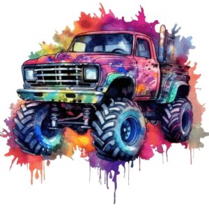 Heat transfers Iron on stickers  car 13 for Tshirts Iron on Decal Patches Stickers Clothes Hat Pillows DIY Crafts