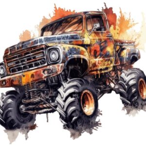 Heat transfers Iron on stickers  car 15 for Tshirts Iron on Decal Patches Stickers Clothes Hat Pillows DIY Crafts