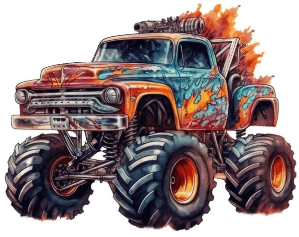 Heat transfers Iron on stickers  car 19 for Tshirts Iron on Decal Patches Stickers Clothes Hat Pillows DIY Crafts