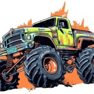 Heat transfers Iron on stickers  car 28 for Tshirts Iron on Decal Patches Stickers Clothes Hat Pillows DIY Crafts