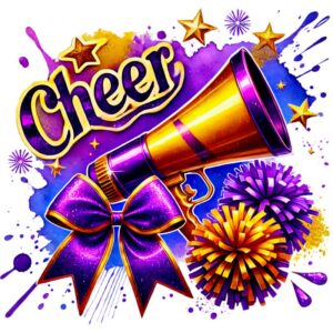 Heat transfers Iron on stickers  cheer mom leading 13 for Tshirts Iron on Decal Patches Stickers Clothes Hat Pillows DIY Crafts