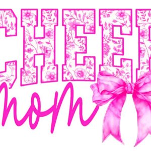 Heat transfers Iron on stickers  cheer mom leading 29 for Tshirts Iron on Decal Patches Stickers Clothes Hat Pillows DIY Crafts