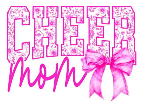 Heat transfers Iron on stickers  cheer mom leading 29 for Tshirts Iron on Decal Patches Stickers Clothes Hat Pillows DIY Crafts