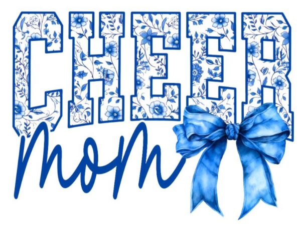 Heat transfers Iron on stickers  cheer mom leading 30 for Tshirts Iron on Decal Patches Stickers Clothes Hat Pillows DIY Crafts